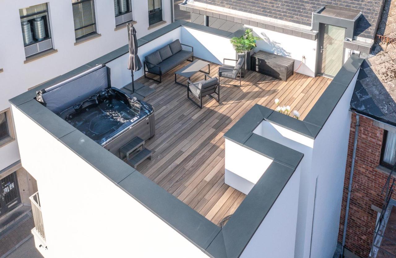 Appartement Avec Rooftop Au Centre De Malmedy Exterior photo